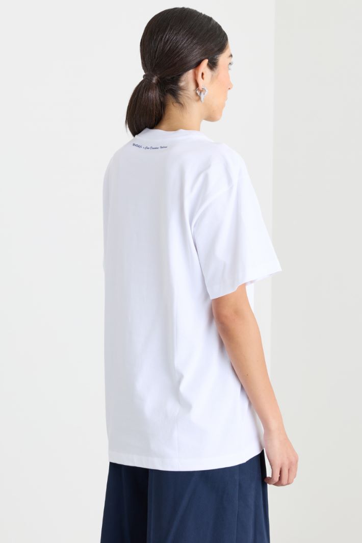 T-shirt con stampa - BIANCO - Intrend - 4