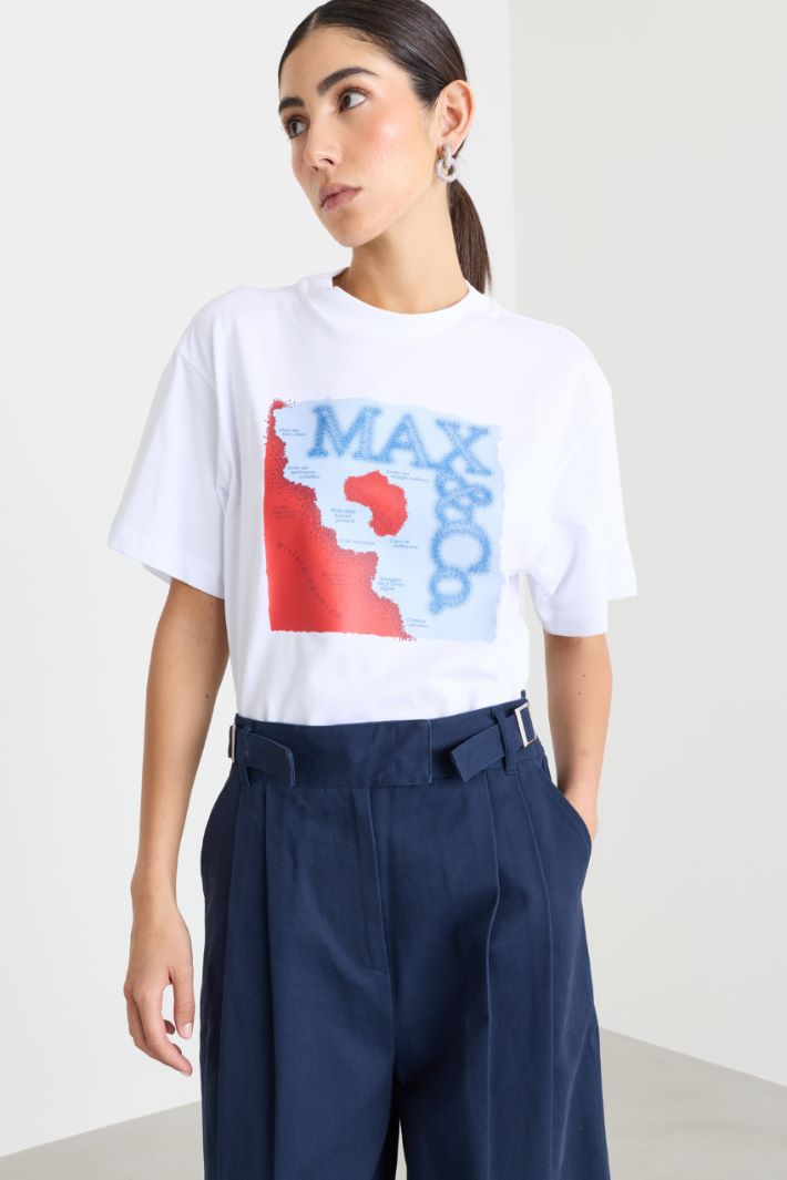 T-shirt con stampa - BIANCO - Intrend - 2