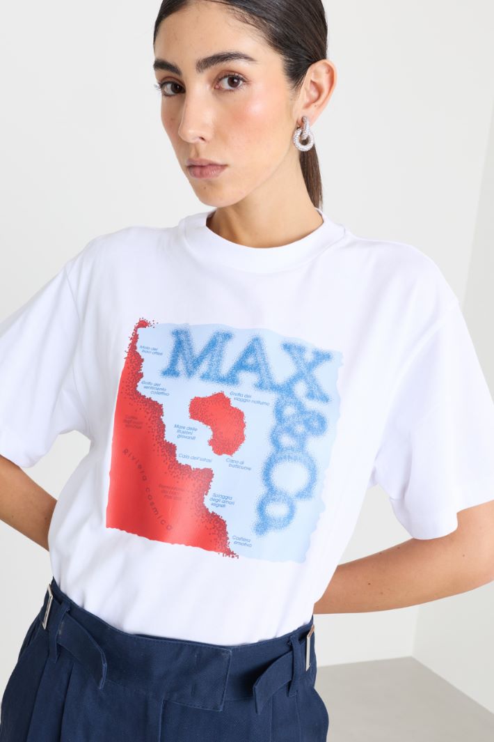 T-shirt con stampa - BIANCO - Intrend - 3