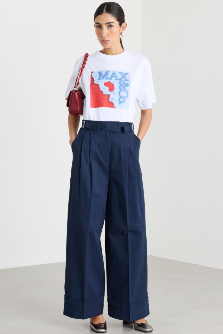 T-shirt con stampa - BIANCO - Intrend