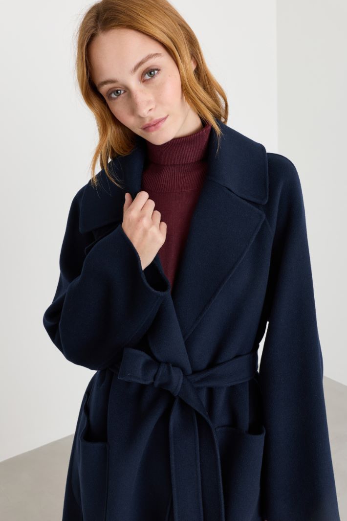 Robe coat - BLUE - Intrend - 3
