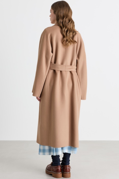 Cappotto doppiopetto in lana