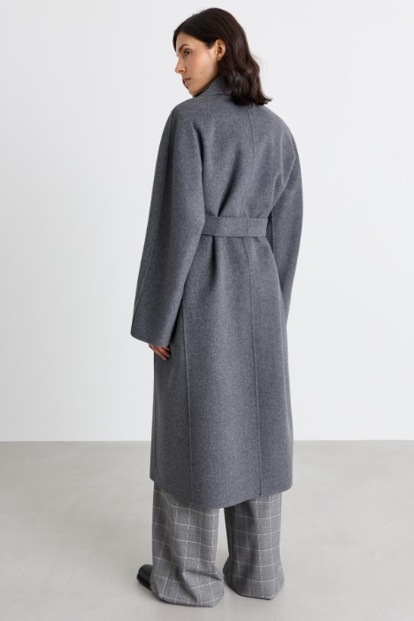 Cappotto doppiopetto in lana