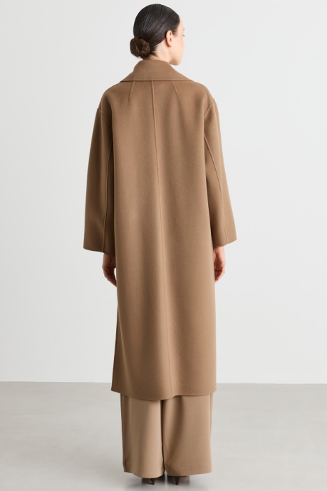 Cappotto a vestaglia in lana