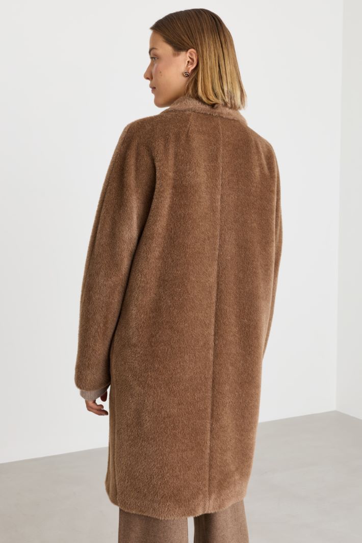 Cappotto doppiopetto - MARRONE - Intrend - 4