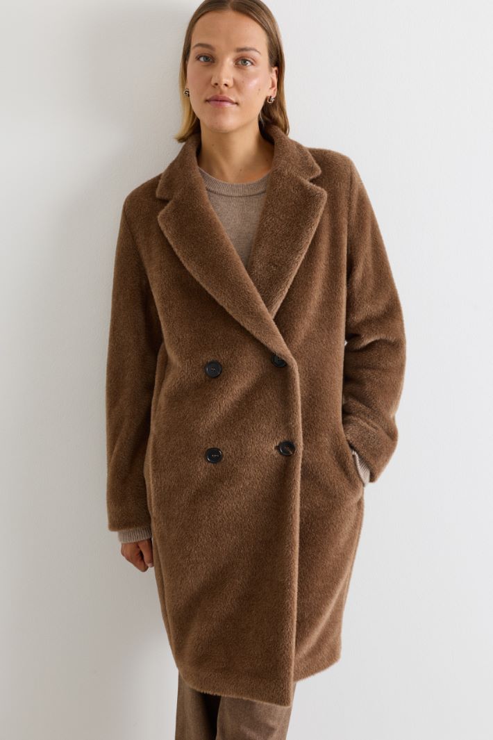 Cappotto doppiopetto - MARRONE - Intrend - 2