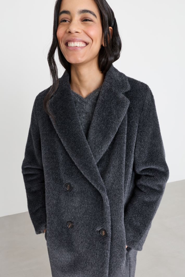 Cappotto doppiopetto - GRIGIO - Intrend - 3