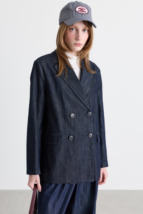 Blazer doppiopetto con spacco - Intrend