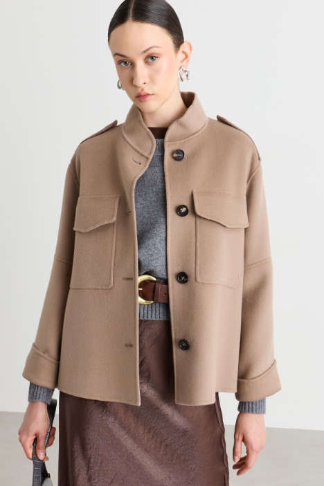 Pure Wool Drap Jacket - Intrend