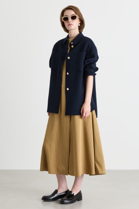 Chaqueta de drap con botonadura sencilla - Intrend