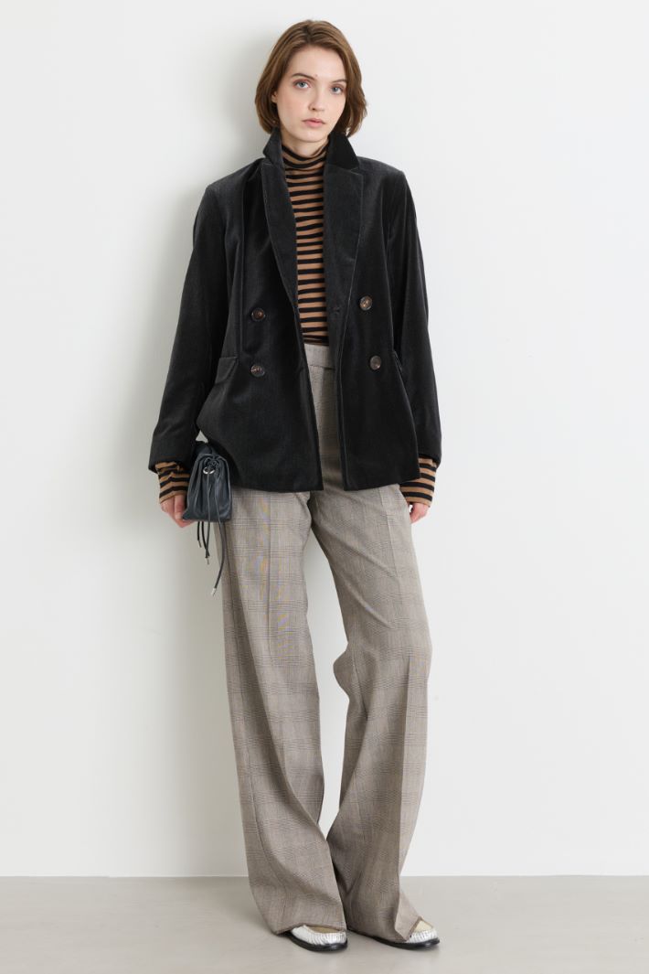 Needlecord jacket - GREY - Intrend