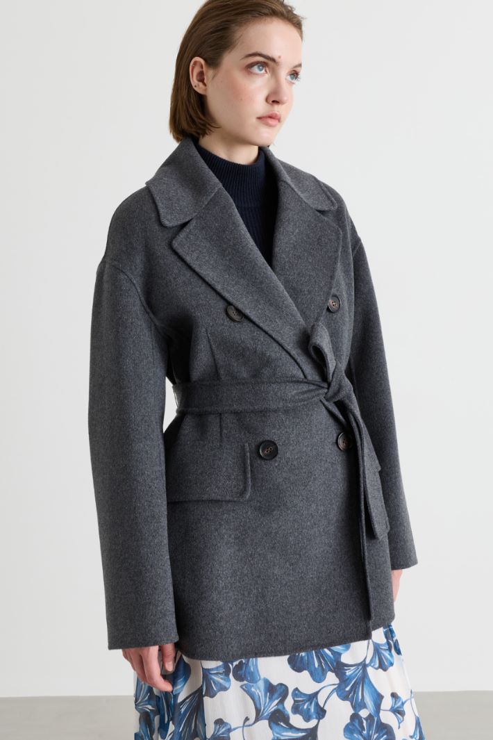 Blazer en drap - GRIS - Intrend - 2