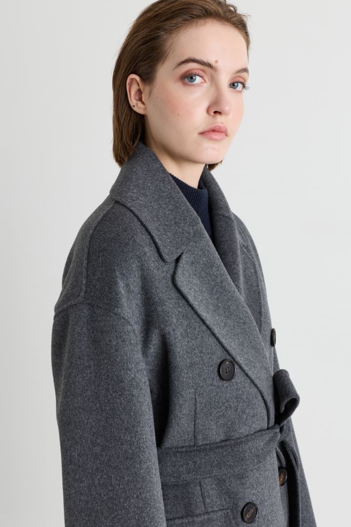 Blazer en drap - GRIS - Intrend - 3