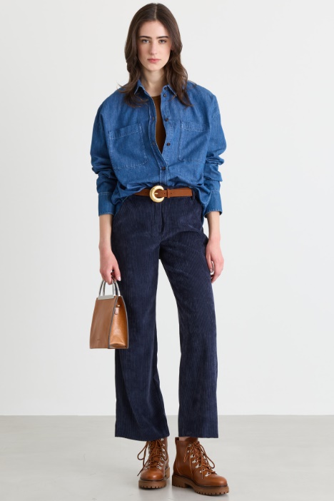 Jeanshemd mit Brusttaschen - Intrend
