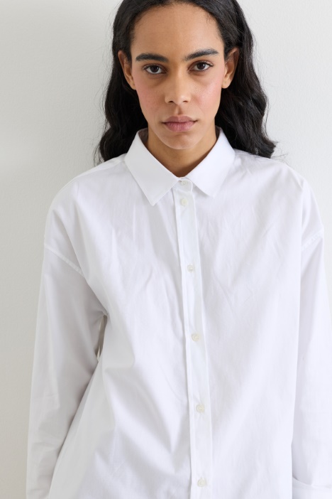 Camicia dritta in Oxford
