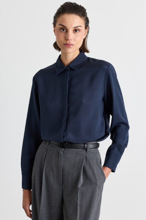 Camicia in crepe de chine - Intrend