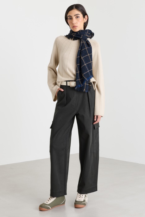 Pantalone cargo in drill - Intrend