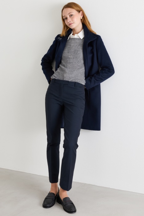 Slim-fit cropped trousers - Intrend