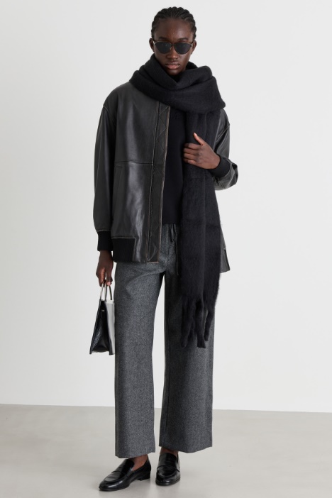 Wool-blend joggers - Intrend