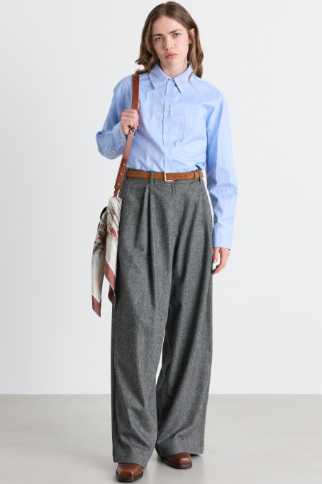 Flannel trousers - Intrend