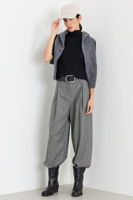 Wide-leg Saxony trousers - Intrend