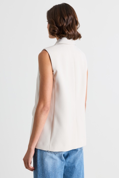 Gilet dritto in cady