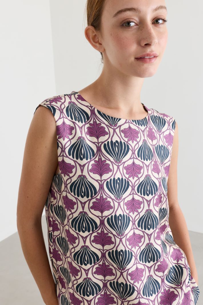Top reversible sin mangas - VIOLETA AZUL - Intrend - 3
