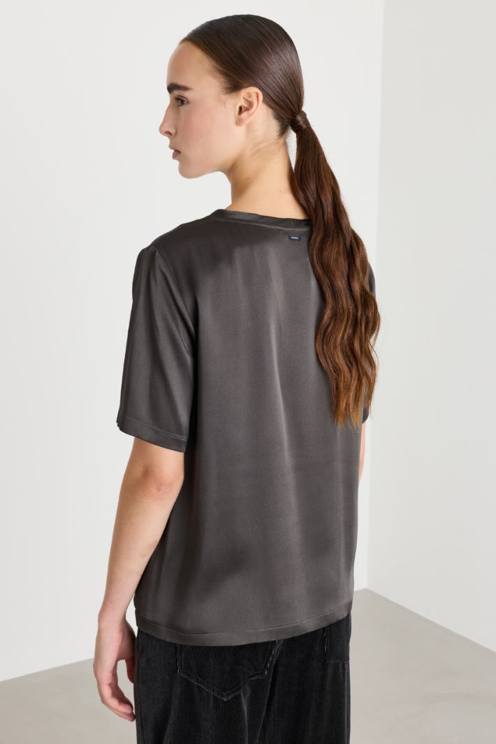 Top in raso - GRIGIO - Intrend - 4