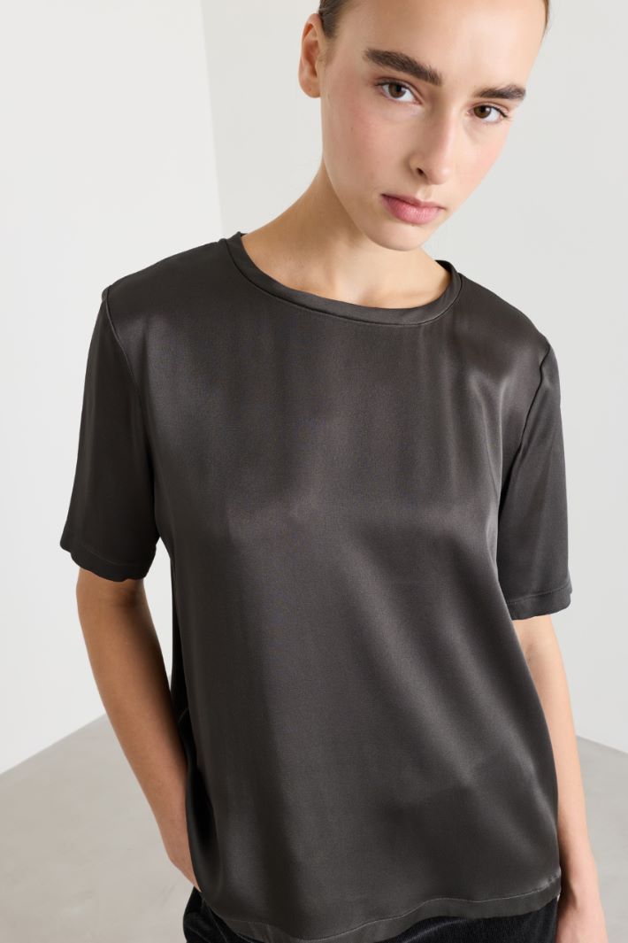 Top in raso - GRIGIO - Intrend - 3