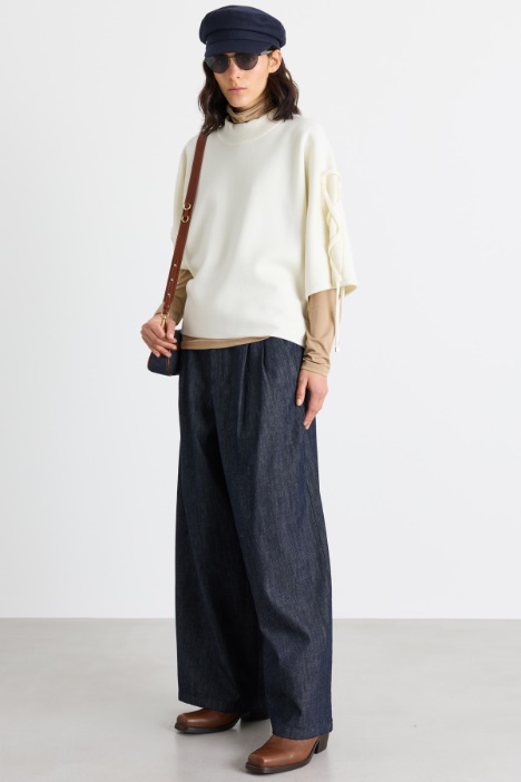 Jeans ampio con pinces - Intrend