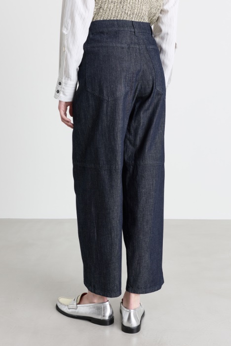 Pantalone ampio in jeans