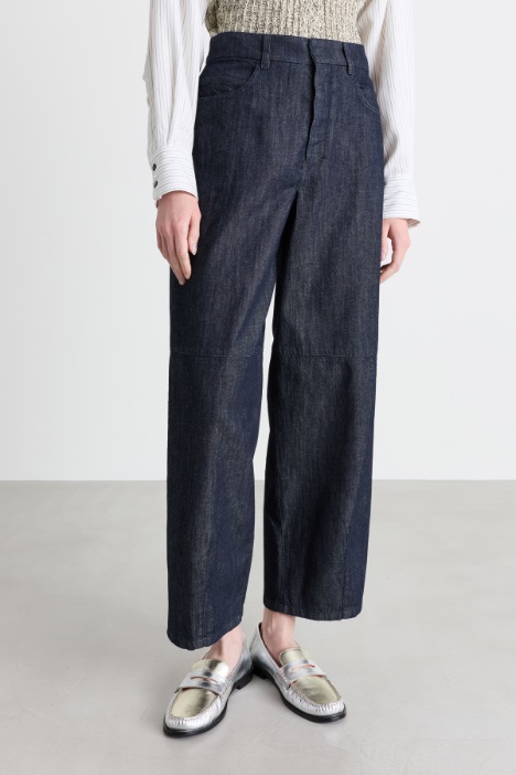 Pantalone ampio in jeans