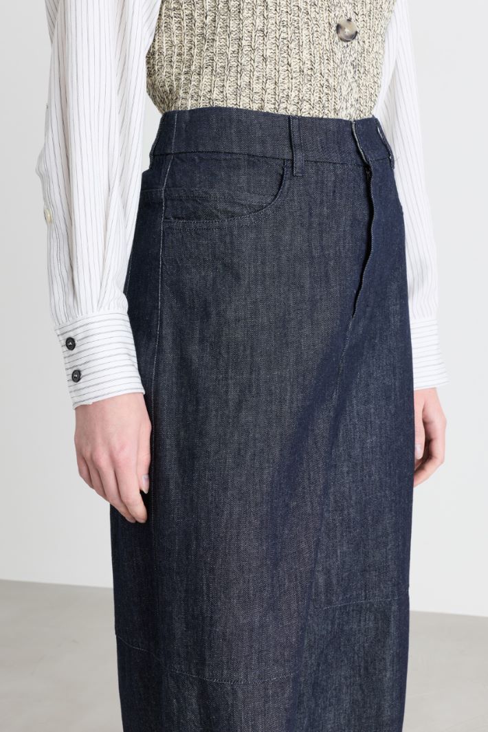 Weit geschnittene Jeans - BLAU - Intrend - 3