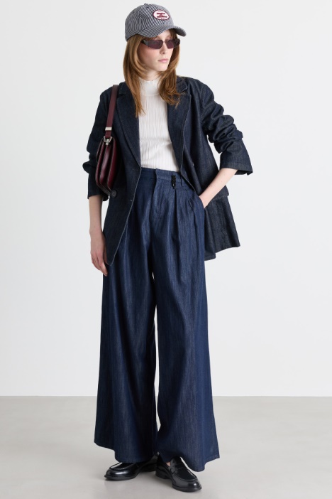 Pantalone ampio con doppia pinces - Intrend