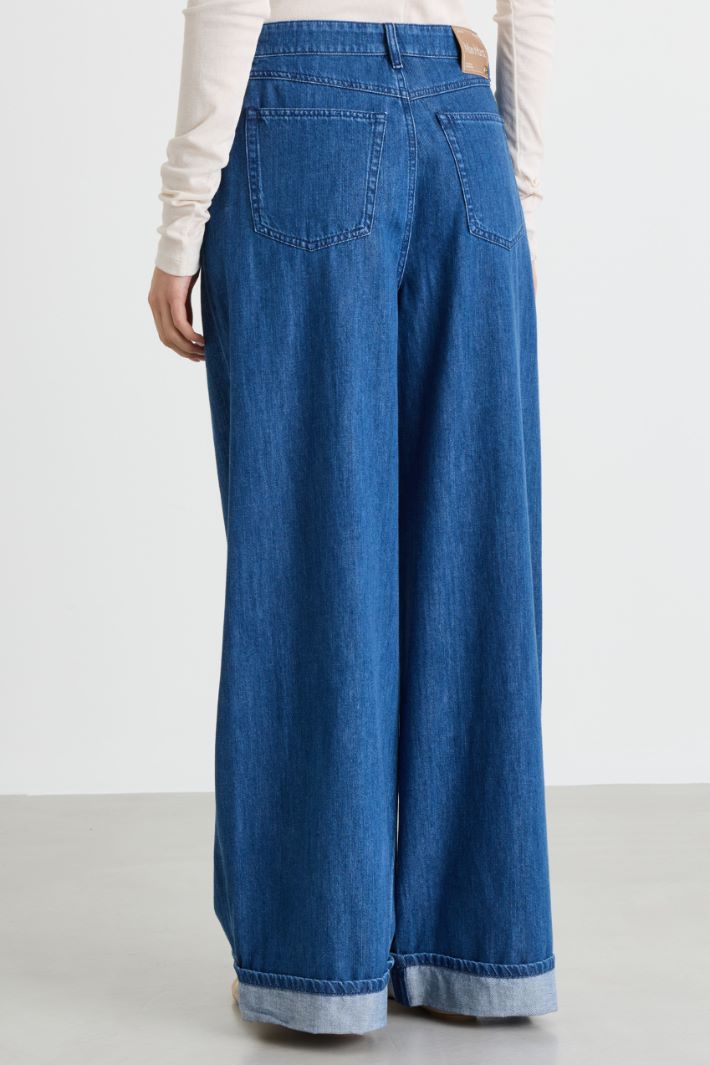 Weite Five-Pocket-Jeans - BLAU - Intrend - 4