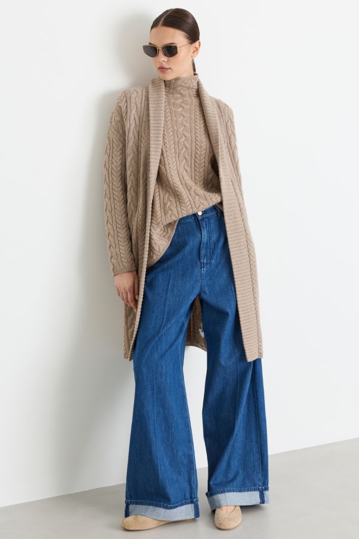 Weite Five-Pocket-Jeans - BLAU - Intrend