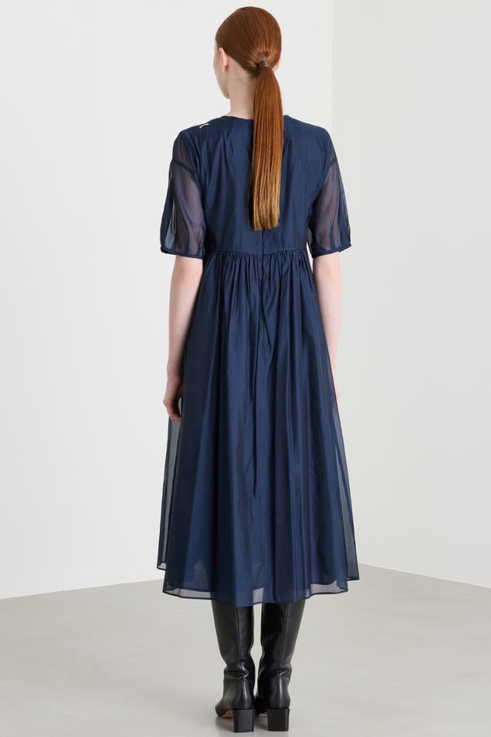 Organza dress - BLUE - Intrend - 4