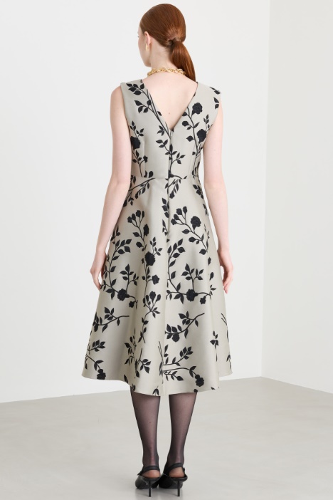 Abito Princesse in misto cotone jacquard