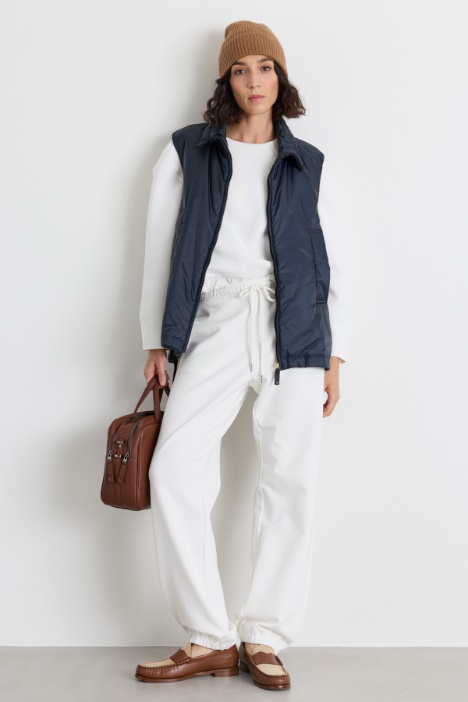Gilet imbottito in tela antigoccia - Intrend