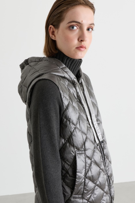 Gilet imbottito in tela antigoccia