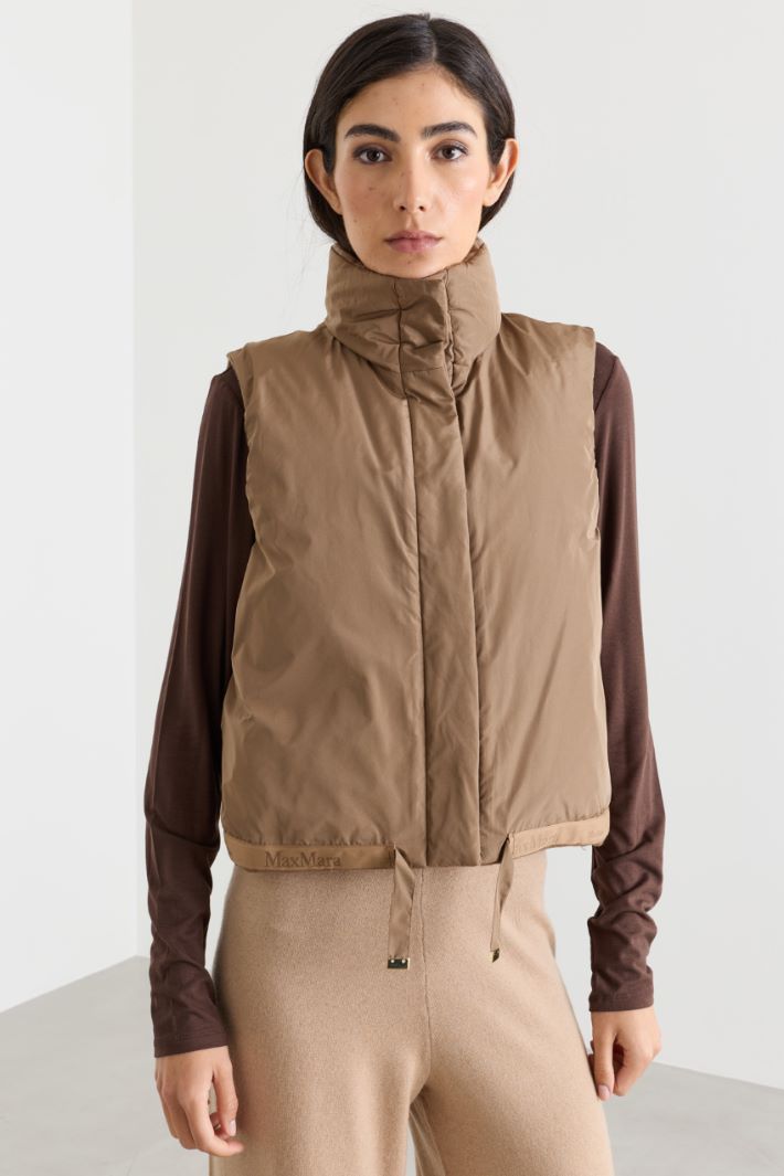 Padded gilet - CAMEL - Intrend - 3
