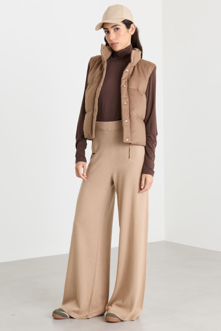Padded gilet - CAMEL - Intrend
