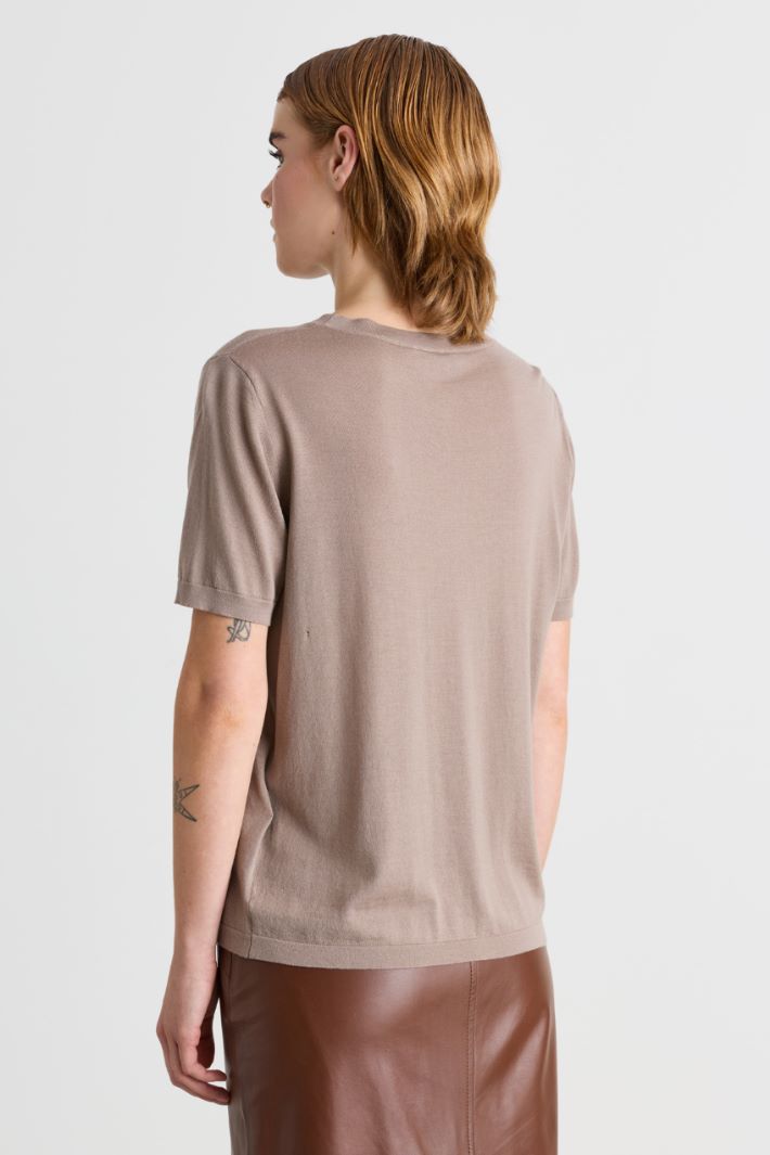 Pull à poche poitrine - CHAMEAU - Intrend - 4