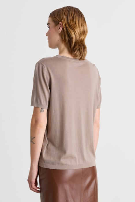 Maglia in lana con taschino