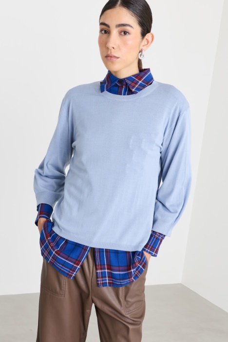 Maglia morbida a costine - Intrend