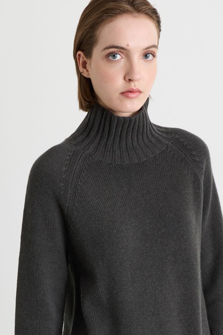 Pull à col roulé - GRIS - Intrend - 3