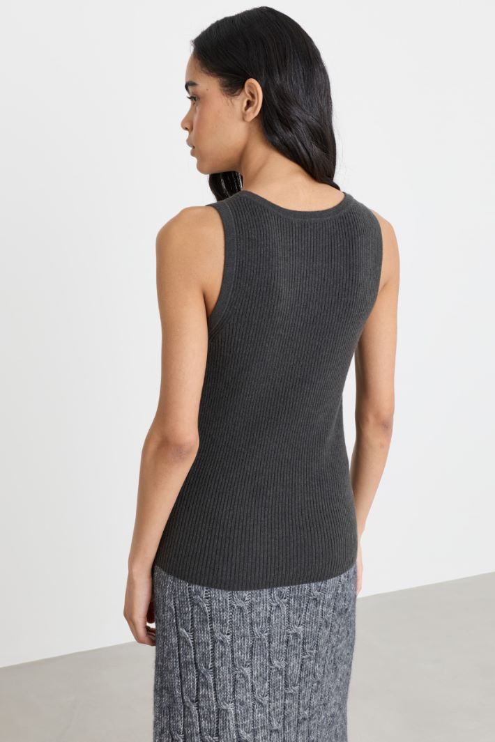 Top a costine - GRIGIO - Intrend - 4