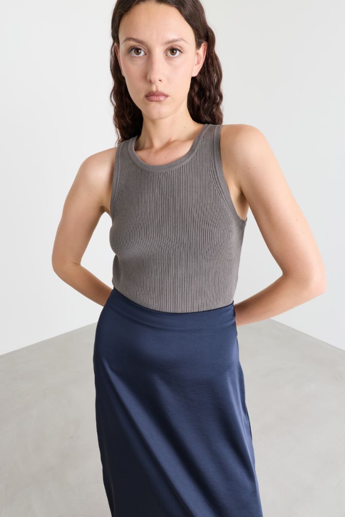 Knitted top - GREY - Intrend - 3