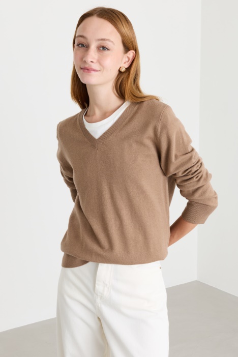 V-neck jumper - Intrend