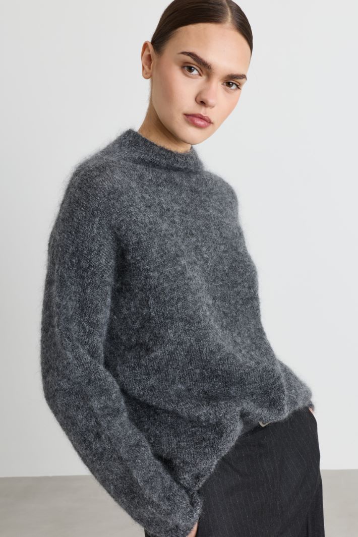 Pull à manches longues - GRIS - Intrend - 3